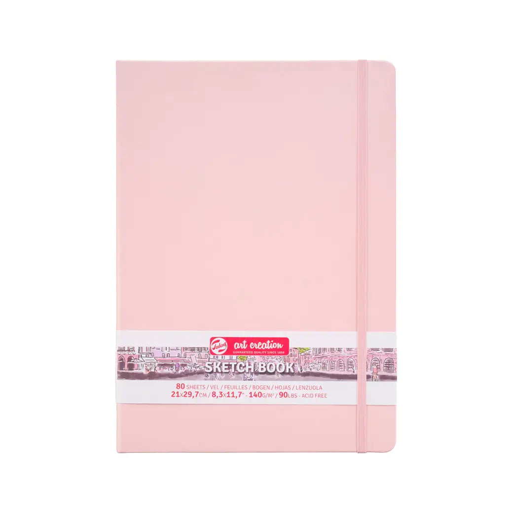Talens Art Creation 21x29.7cm 140gsm Sketchbook Pastel Pink | Illustration & drawing art supplies Australia