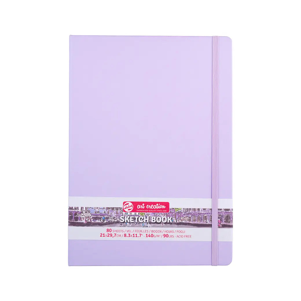 Talens Art Creation 21x29.7cm 140gsm Sketchbook Pastel Violet | Illustration & drawing art supplies Australia