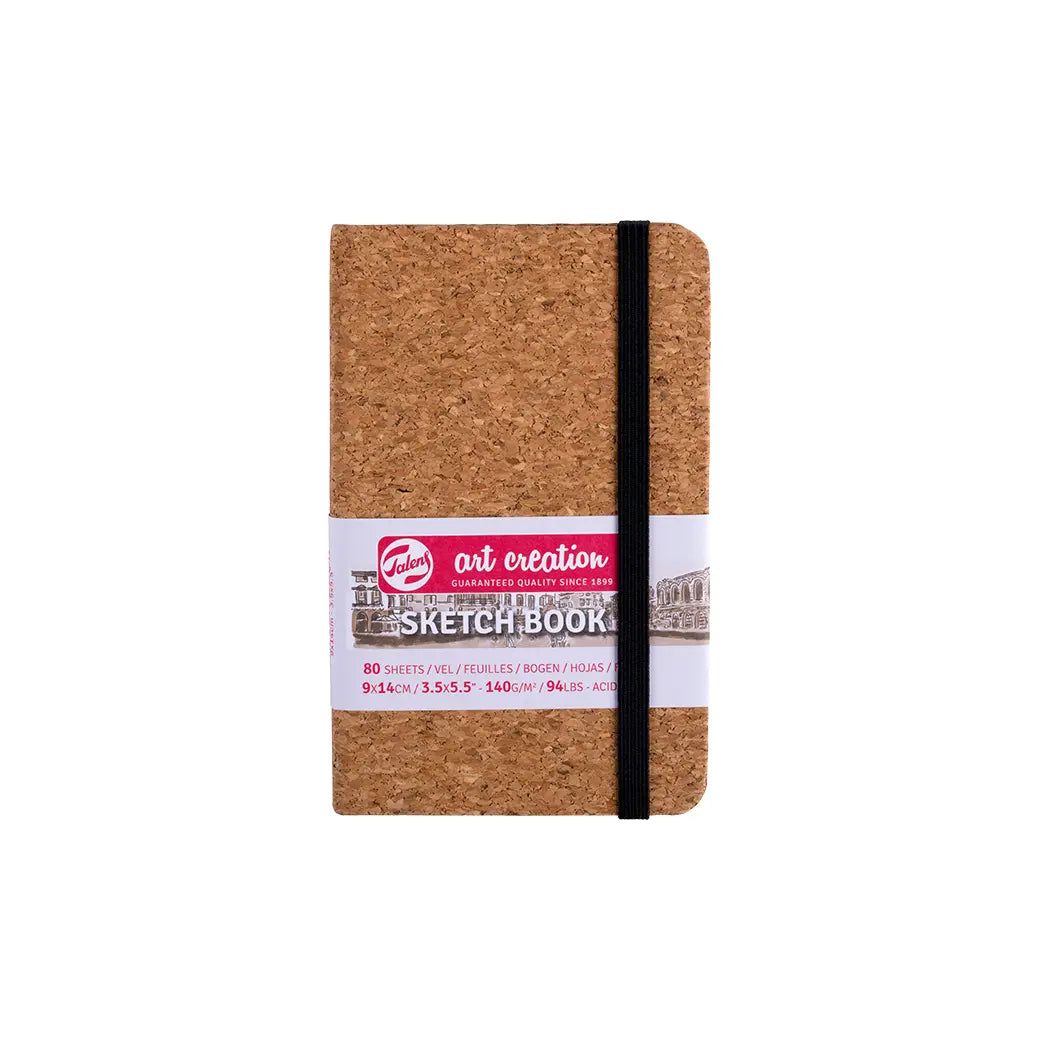 Talens Art Creation 9x14cm 140gsm Sketchbook Cork | Illustration & drawing art supplies Australia