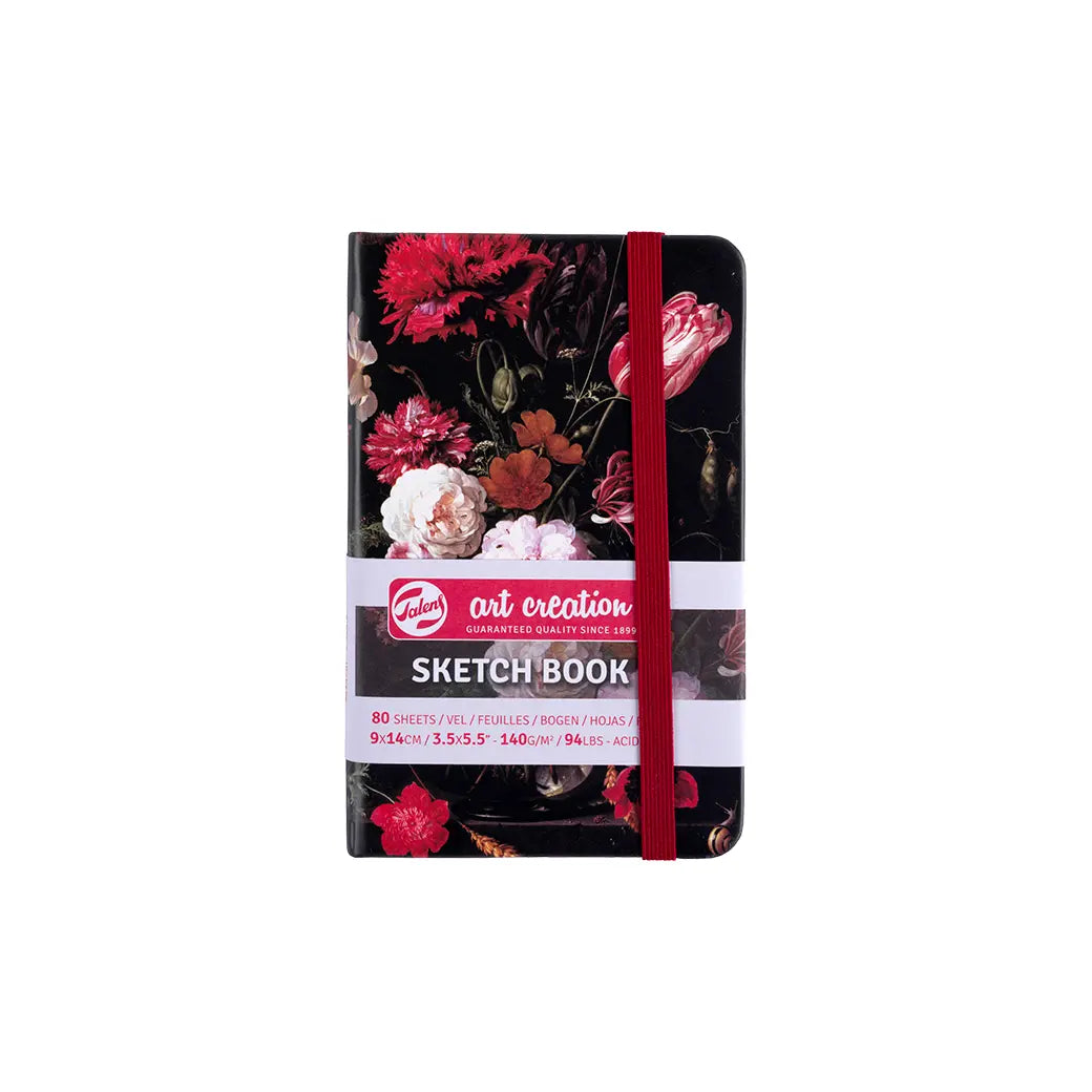 Talens Art Creation 9x14cm 140gsm Sketchbook Flowers | Illustration & drawing art supplies Australia