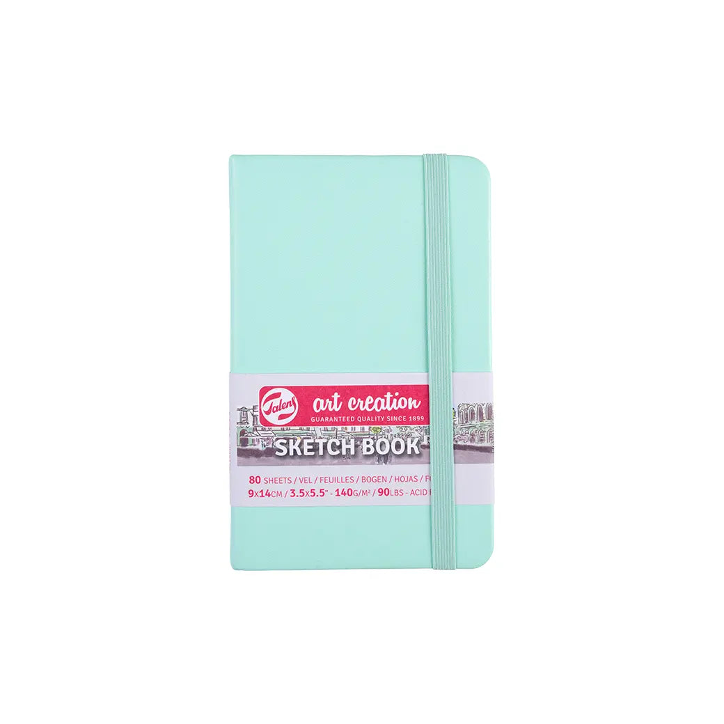 Talens Art Creation 9x14cm 140gsm Sketchbook Mint Green | Illustration & drawing art supplies Australia
