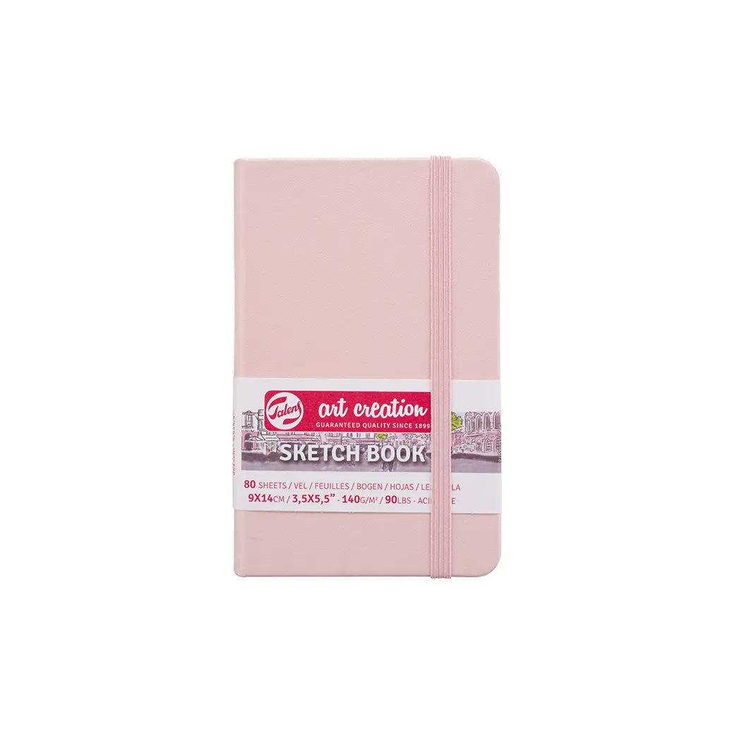 Talens Art Creation 9x14cm 140gsm Sketchbook Pastel Pink | Illustration & drawing art supplies Australia