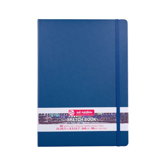 Talens Art Creation 21x30cm 140gsm Sketchbook Navy Blue 80 Sheet | Illustration & drawing art supplies Australia