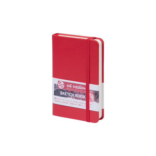 Talens Art Creation 9x14cm 140gsm Sketchbook Red 80 Sheet | Illustration & drawing art supplies Australia
