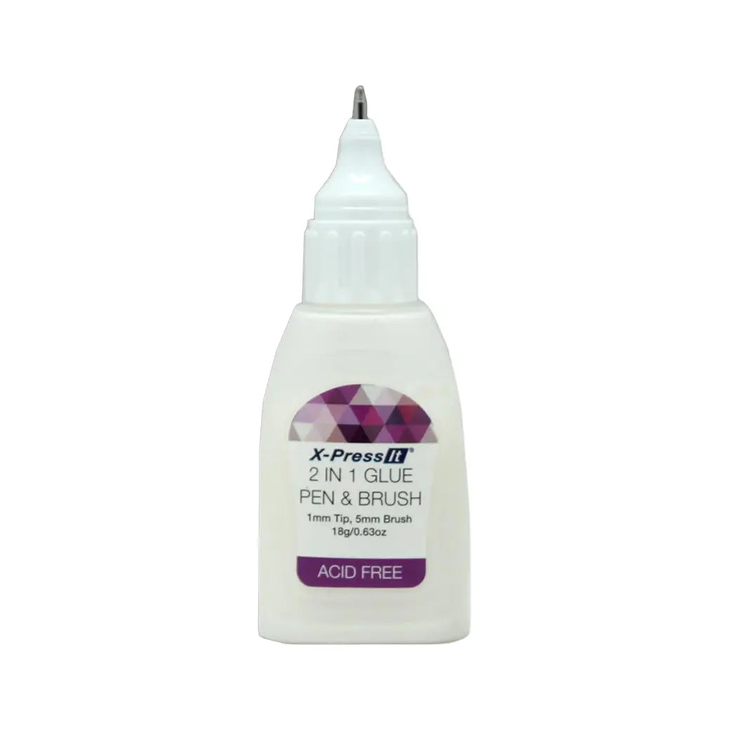 X-Press It 2 in 1 Glue Pen and Brush | Cardmaking craft supplies Australia