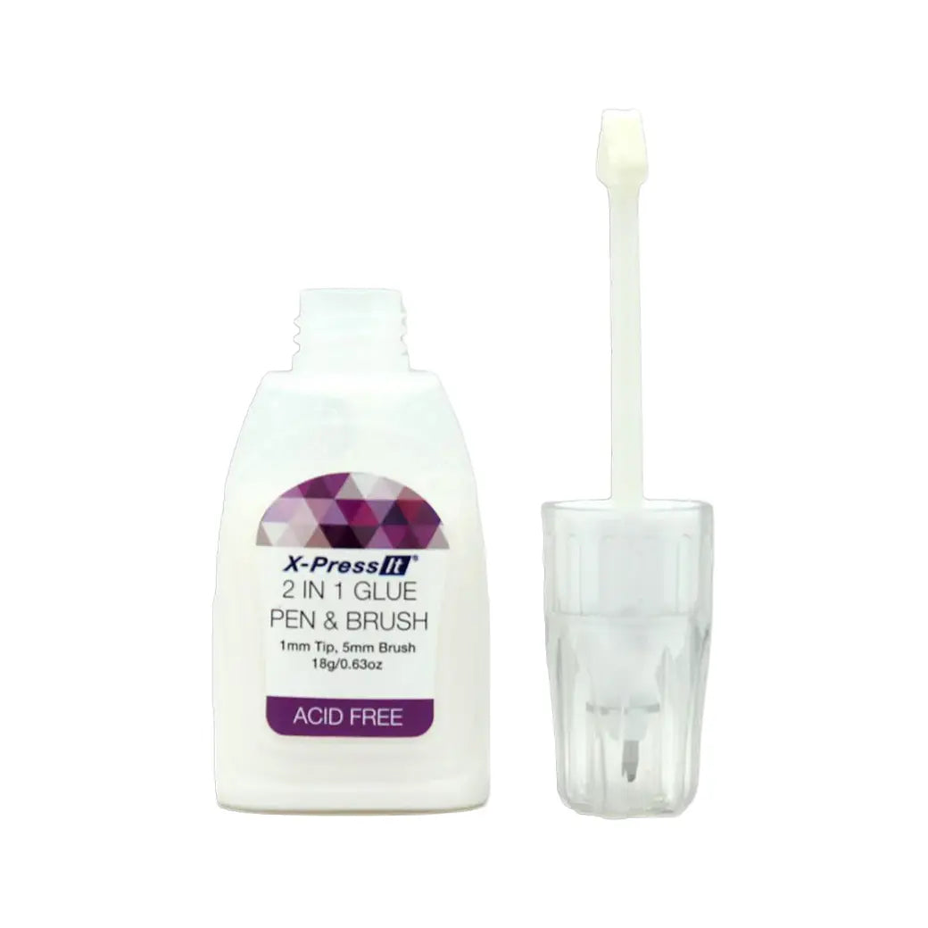 X-Press It 2 in 1 Glue Pen and Brush | Cardmaking craft supplies Australia