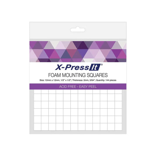 X-Press It Foam Mounting Squares 12x12mm | Cardmaking craft supplies Australia