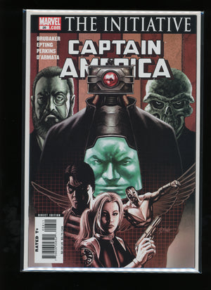 Front cover of Captain America #26 (2007) by Steve Epting – Marvel Comics raw comic book