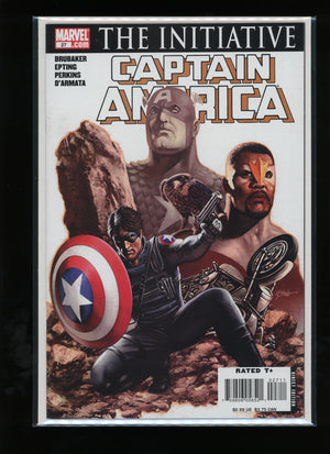 Front cover of Captain America #27 (2007) by Steve Epting – Marvel Comics raw comic book