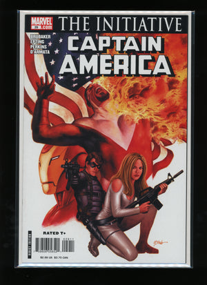 Front cover of Captain America #29 (2007) by Steve Epting – Marvel Comics raw comic book