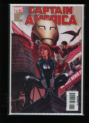 Front cover of Captain America #32 (2007) by Steve Epting – Marvel Comics raw comic book