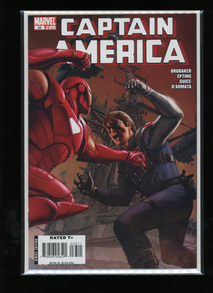 Front cover of Captain America #33 (2007) by Steve Epting – Marvel Comics raw comic book