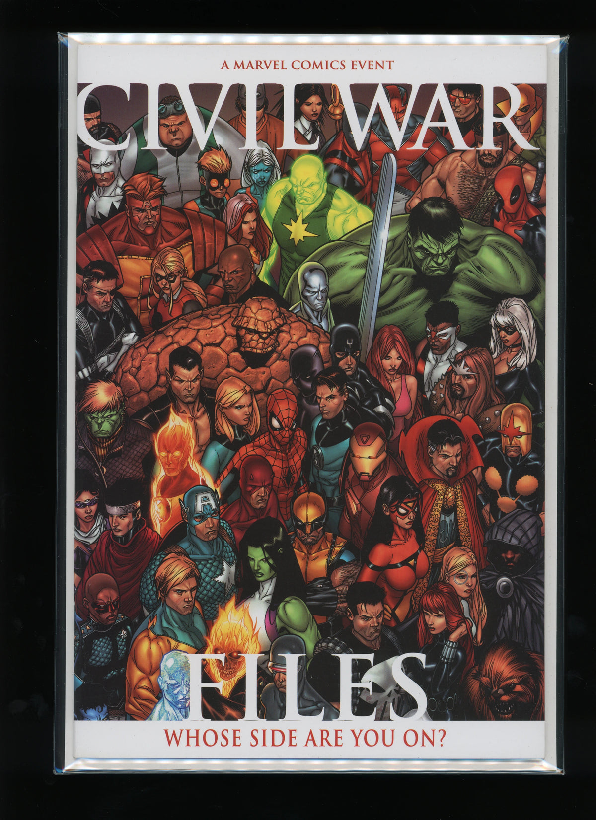 Front cover of Civil War Files #1 published by Marvel Comics in 2006