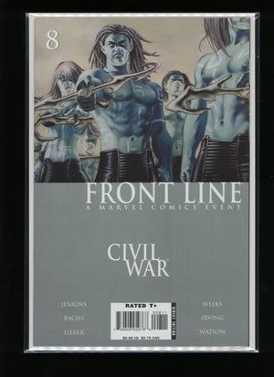 Front cover of Civil War: Front Line #8 published by Marvel Comics in 2006