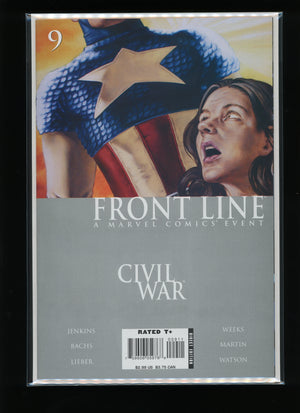 Front cover of Civil War: Front Line #9 published by Marvel Comics in 2006