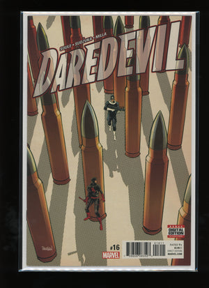 Front cover of Daredevil #16 (2017) by Dan Panosian – Marvel Comics raw comic book