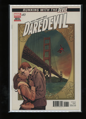 Front cover of Daredevil #17 (2017) by Ron Garney – Marvel Comics raw comic book