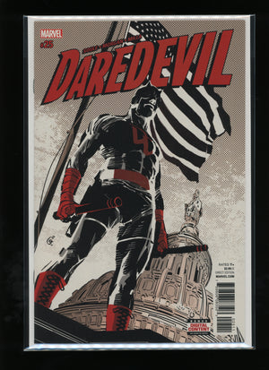 Front cover of Daredevil #25 (2017) by Ron Garney – Marvel Comics raw comic book