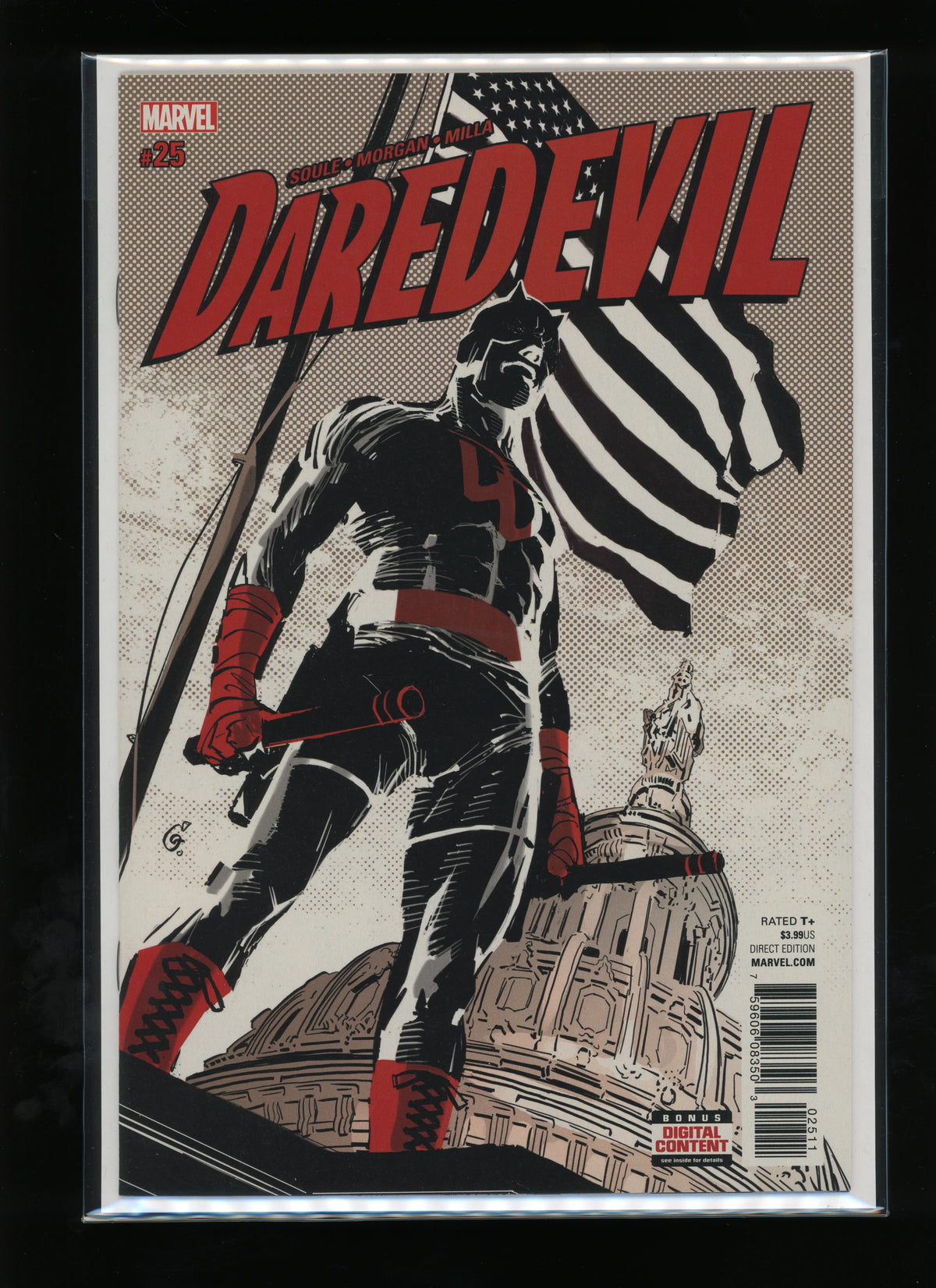 Front cover of Daredevil #25 (2017) by Ron Garney – Marvel Comics raw comic book