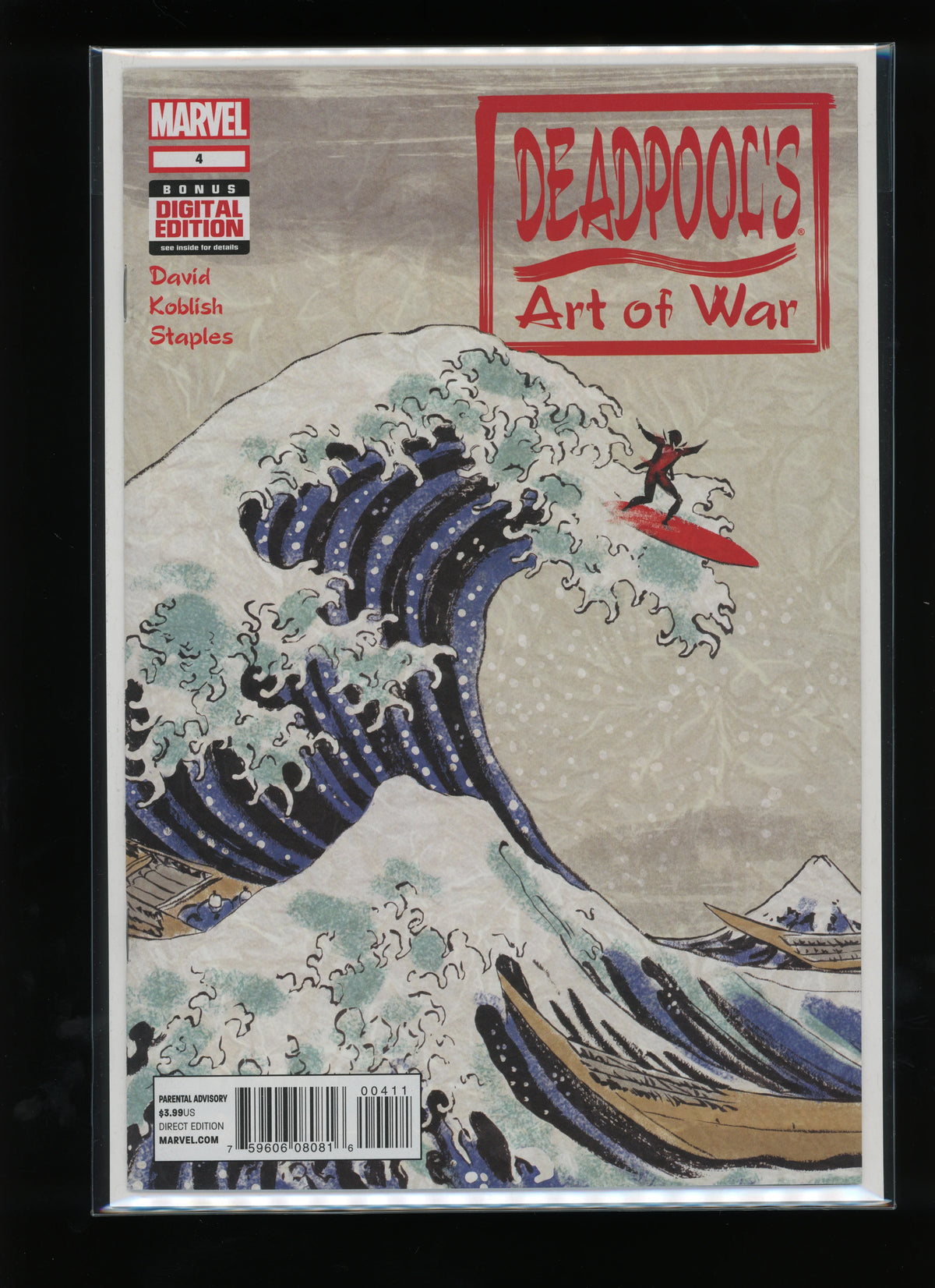 Front cover of Deadpool's Art of War #4 published by Marvel Comics in 2015