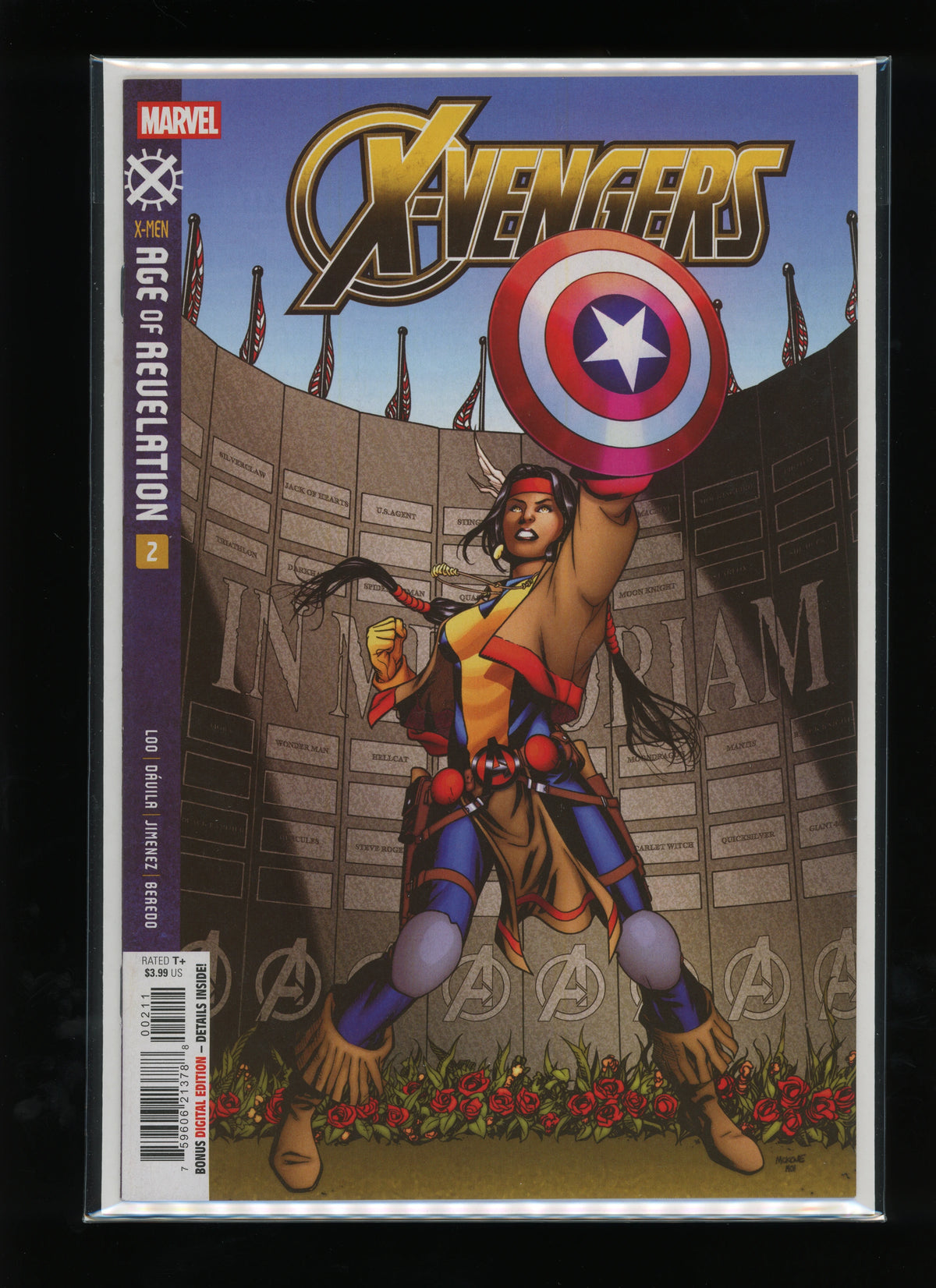 Front cover of X-Vengers #2 (2025) by Mike McKone – Marvel Comics raw comic book